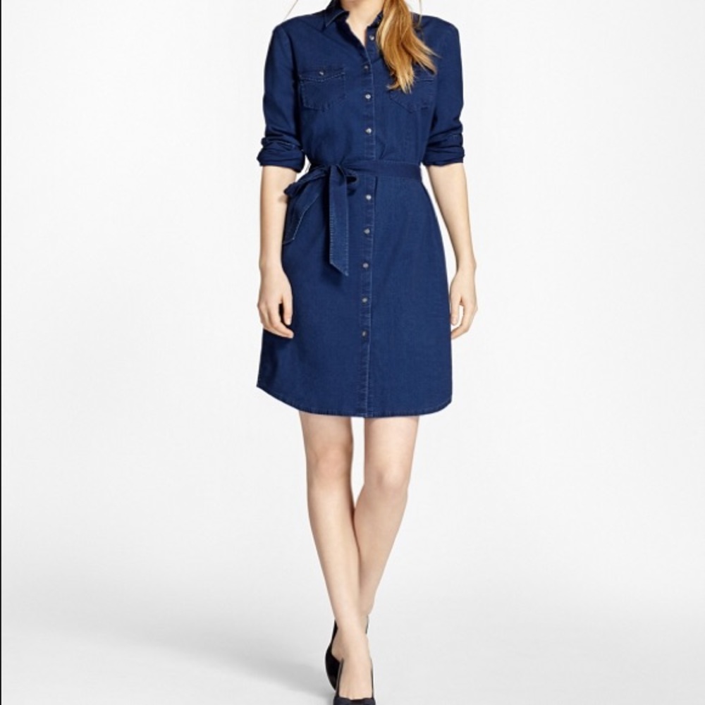 Banana Republic Chambray Dress 00